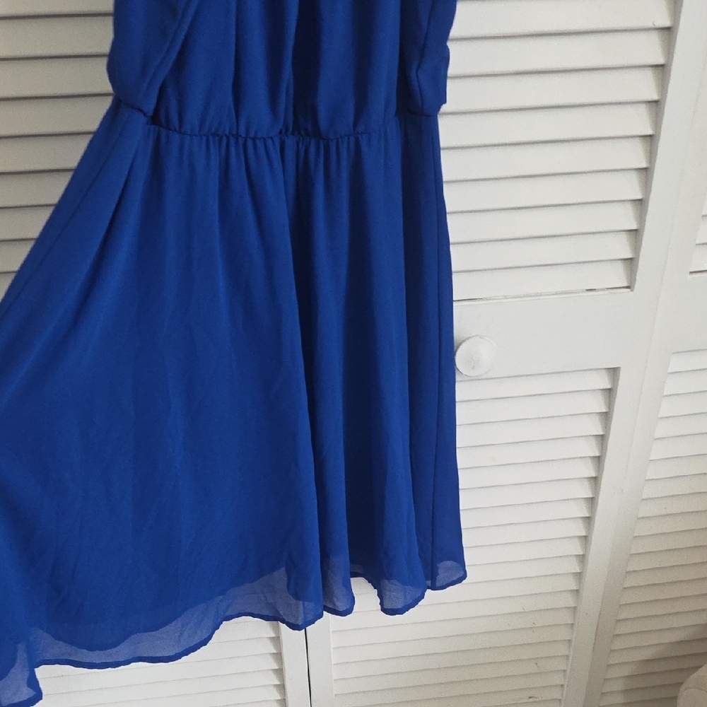 Blue Rain Sleeveless Dress - Picture 3 of 4